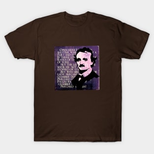 EDGAR ALLEN POE, GOTHIC WRITER T-Shirt